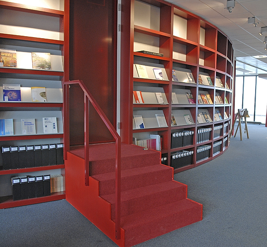 Round book shelves