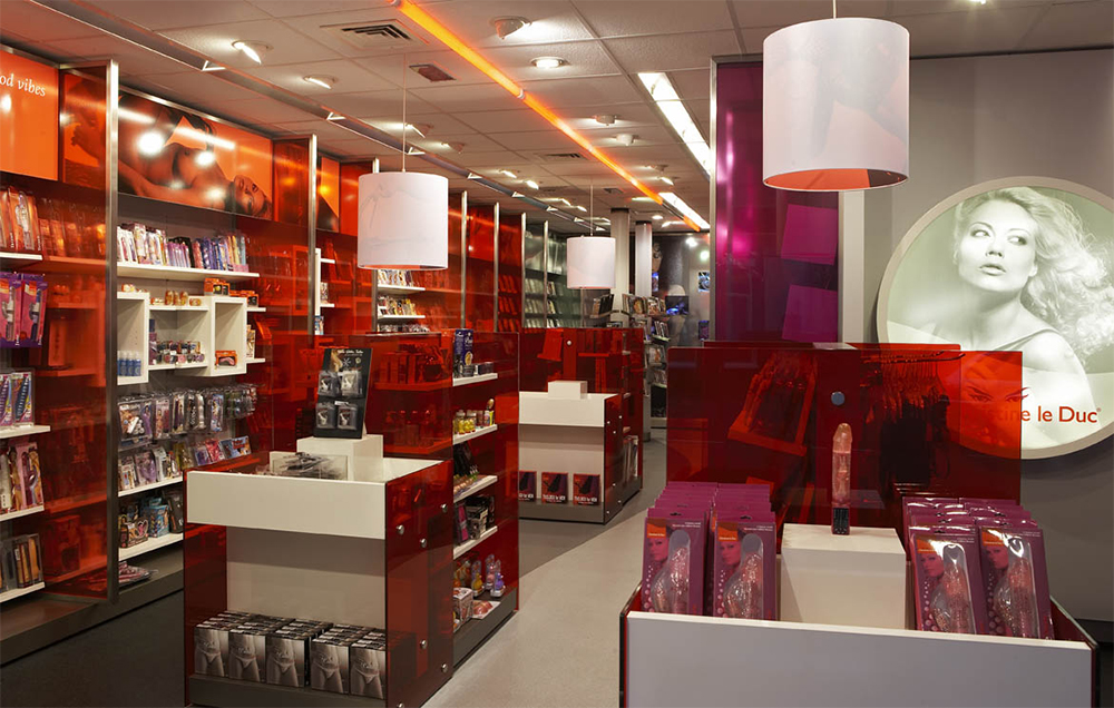 Interior of Christine le Duc shop