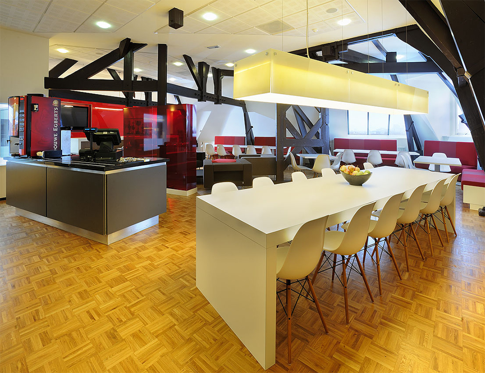 bar with table and chairs